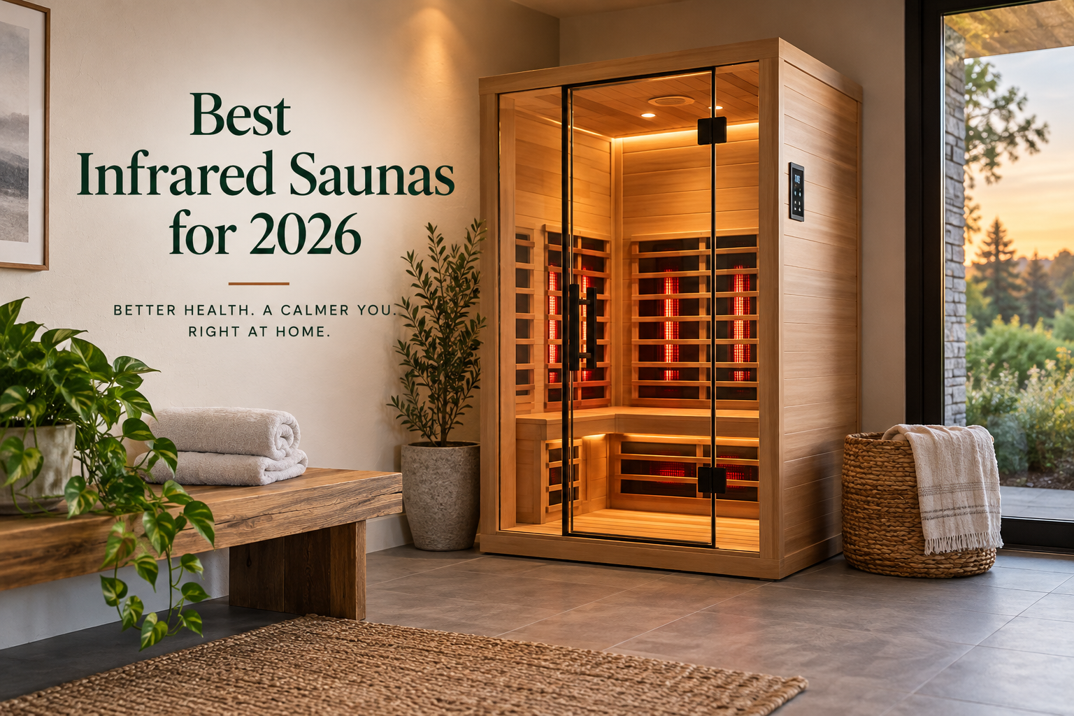 Best infrared saunas for 2026 in a modern home spa